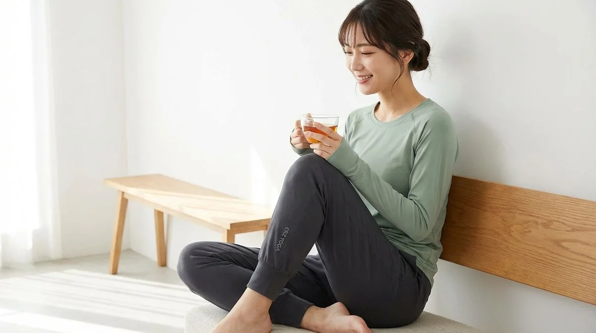 CRZ YOGA ジョガーズの着用シーン